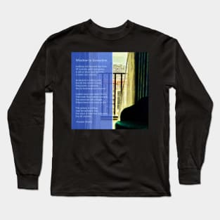 Window to Jerusalem Poem Long Sleeve T-Shirt